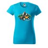 Dámské tričko s potiskem Adventures (Barva trička - ženy (NOVÉ) Apple green, Velikost - všechny NOVÉ 2XL)