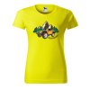 Dámské tričko s potiskem Adventures (Barva trička - ženy (NOVÉ) Apple green, Velikost - všechny NOVÉ 2XL)