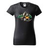 Dámské tričko s potiskem Adventures (Barva trička - ženy (NOVÉ) Apple green, Velikost - všechny NOVÉ 2XL)