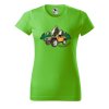 Dámské tričko s potiskem Adventures (Barva trička - ženy (NOVÉ) Apple green, Velikost - všechny NOVÉ 2XL)