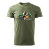 Pánské tričko s potiskem Adventures (Barva trička (muži) NOVÉ Apple green, Velikost - všechny NOVÉ 2XL)