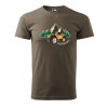 Pánské tričko s potiskem Adventures (Barva trička (muži) NOVÉ Apple green, Velikost - všechny NOVÉ 2XL)
