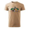 Pánské tričko s potiskem Adventures (Barva trička (muži) NOVÉ Apple green, Velikost - všechny NOVÉ 2XL)