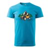 Pánské tričko s potiskem Adventures (Barva trička (muži) NOVÉ Apple green, Velikost - všechny NOVÉ 2XL)