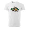 Pánské tričko s potiskem Adventures (Barva trička (muži) NOVÉ Apple green, Velikost - všechny NOVÉ 2XL)
