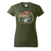 Dámské tričko s potiskem Adventure in nature (Barva trička - ženy (NOVÉ) Apple green, Velikost - všechny NOVÉ 2XL)
