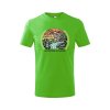 Dětské tričko s potiskem Adventure in nature (Barva trička (děti) NOVÉ Apple green, Velikost - všechny NOVÉ 110 /4 roky)