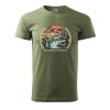 Pánské tričko s potiskem Adventure in nature (Barva trička (muži) NOVÉ Apple green, Velikost - všechny NOVÉ 2XL)
