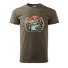Pánské tričko s potiskem Adventure in nature (Barva trička (muži) NOVÉ Apple green, Velikost - všechny NOVÉ 2XL)