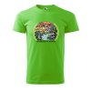 Pánské tričko s potiskem Adventure in nature (Barva trička (muži) NOVÉ Apple green, Velikost - všechny NOVÉ 2XL)