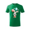 Dětské tričko Zajíček s balónky (Barva trička (děti) NOVÉ Apple green, Velikost - všechny NOVÉ 110 /4 roky)