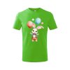 Dětské tričko Zajíček s balónky (Barva trička (děti) NOVÉ Apple green, Velikost - všechny NOVÉ 110 /4 roky)