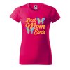 Dámské tričko Best mom s motýlky (Barva trička - ženy (NOVÉ) Apple green, Velikost - všechny NOVÉ 2XL)