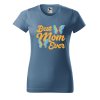Dámské tričko Best mom s motýlky (Barva trička - ženy (NOVÉ) Apple green, Velikost - všechny NOVÉ 2XL)