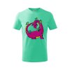 Dětské tričko s potiskem Dračí klouzačka (Barva trička (děti) NOVÉ Apple green, Velikost - všechny NOVÉ 110 /4 roky)
