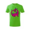Dětské tričko s potiskem Dračí klouzačka (Barva trička (děti) NOVÉ Apple green, Velikost - všechny NOVÉ 110 /4 roky)