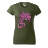 Dámské tričko s potiskem Medúza (Barva trička - ženy (NOVÉ) Apple green, Velikost - všechny NOVÉ 2XL)