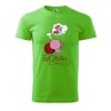 Pánské tričko s potiskem Kočičí sen (Barva trička (muži) NOVÉ Apple green, Velikost - všechny NOVÉ 2XL)
