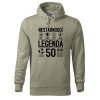Pánská mikina s potiskem Nestárnoucí legenda 50 let (Barva mikiny malfini pánské Bílá, Velikost - muž NOVÉ 2XL)