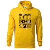 Pánská mikina s potiskem Nestárnoucí legenda 50 let (Barva mikiny malfini pánské Bílá, Velikost - muž NOVÉ 2XL)