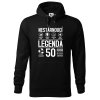 Pánská mikina s potiskem Nestárnoucí legenda 50 let (Barva mikiny malfini pánské Bílá, Velikost - muž NOVÉ 2XL)