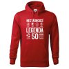 Pánská mikina s potiskem Nestárnoucí legenda 50 let (Barva mikiny malfini pánské Bílá, Velikost - muž NOVÉ 2XL)