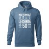 Pánská mikina s potiskem Nestárnoucí legenda 50 let (Barva mikiny malfini pánské Bílá, Velikost - muž NOVÉ 2XL)