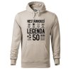 Pánská mikina s potiskem Nestárnoucí legenda 50 let (Barva mikiny malfini pánské Bílá, Velikost - muž NOVÉ 2XL)