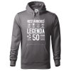 Pánská mikina s potiskem Nestárnoucí legenda 50 let (Barva mikiny malfini pánské Bílá, Velikost - muž NOVÉ 2XL)