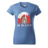 Dámské tričko s potiskem Rainbow cat (Barva trička - ženy (NOVÉ) Apple green, Velikost - všechny NOVÉ 2XL)