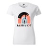 Dámské tričko s potiskem Rainbow cat (Barva trička - ženy (NOVÉ) Apple green, Velikost - všechny NOVÉ 2XL)