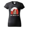 Dámské tričko s potiskem Rainbow cat (Barva trička - ženy (NOVÉ) Apple green, Velikost - všechny NOVÉ 2XL)