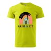 Pánské tričko s potiskem Rainbow cat (Barva trička (muži) NOVÉ Apple green, Velikost - všechny NOVÉ 2XL)