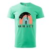Pánské tričko s potiskem Rainbow cat (Barva trička (muži) NOVÉ Apple green, Velikost - všechny NOVÉ 2XL)