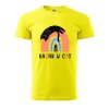 Pánské tričko s potiskem Rainbow cat (Barva trička (muži) NOVÉ Apple green, Velikost - všechny NOVÉ 2XL)