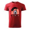Pánské tričko s potiskem Rainbow cat (Barva trička (muži) NOVÉ Apple green, Velikost - všechny NOVÉ 2XL)