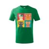 Dětské tričko s potiskem Čtyři kočky (Barva trička (děti) NOVÉ Apple green, Velikost - všechny NOVÉ 110 /4 roky)