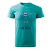 Pánské tričko s potiskem Big pug boss (Barva trička (muži) NOVÉ Apple green, Velikost - všechny NOVÉ 2XL)