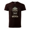 Pánské tričko s potiskem Big pug boss (Barva trička (muži) NOVÉ Apple green, Velikost - všechny NOVÉ 2XL)