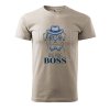 Pánské tričko s potiskem Big pug boss (Barva trička (muži) NOVÉ Apple green, Velikost - všechny NOVÉ 2XL)
