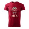 Pánské tričko s potiskem Big pug boss (Barva trička (muži) NOVÉ Apple green, Velikost - všechny NOVÉ 2XL)