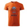 Pánské tričko s potiskem Big pug boss (Barva trička (muži) NOVÉ Apple green, Velikost - všechny NOVÉ 2XL)