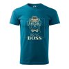 Pánské tričko s potiskem Big pug boss (Barva trička (muži) NOVÉ Apple green, Velikost - všechny NOVÉ 2XL)