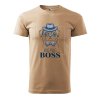 Pánské tričko s potiskem Big pug boss (Barva trička (muži) NOVÉ Apple green, Velikost - všechny NOVÉ 2XL)