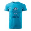 Pánské tričko s potiskem Big pug boss (Barva trička (muži) NOVÉ Apple green, Velikost - všechny NOVÉ 2XL)