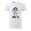 Pánské tričko s potiskem Big pug boss (Barva trička (muži) NOVÉ Apple green, Velikost - všechny NOVÉ 2XL)