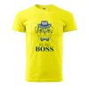 Pánské tričko s potiskem Big pug boss (Barva trička (muži) NOVÉ Apple green, Velikost - všechny NOVÉ 2XL)