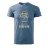 Pánské tričko s potiskem Big pug boss (Barva trička (muži) NOVÉ Apple green, Velikost - všechny NOVÉ 2XL)
