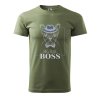 Pánské tričko s potiskem Big bull boss (Barva trička (muži) NOVÉ Apple green, Velikost - všechny NOVÉ 2XL)