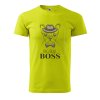 Pánské tričko s potiskem Big bull boss (Barva trička (muži) NOVÉ Apple green, Velikost - všechny NOVÉ 2XL)
